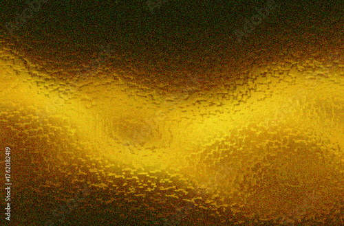 Golden Textured Background with Rippling Light and Dark Grainy Areas abstract yellow