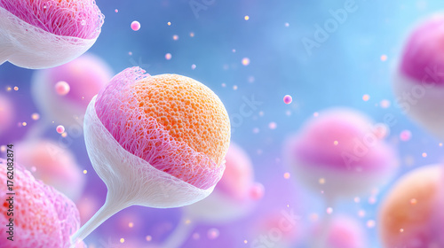 Cells of the Body, Ciliated epithelial cells lining the respiratory tract, vital for filtering air and protecting lung function.