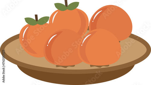 바구니에 담긴 감