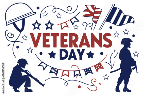 NATIONAL TAKE A HIKE DAY vector illustration