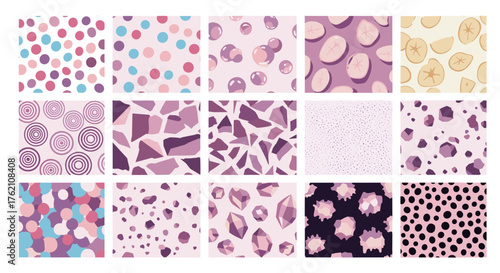 Vibrant abstract patterns showcase playful dots, organic shapes, and chic animal prints