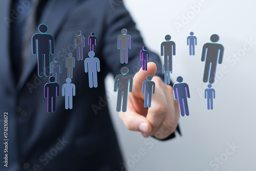 Business professional selec...