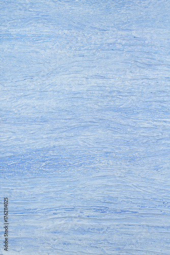 Texture of blue wood background closeup. Top view.