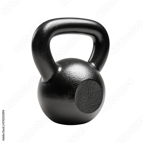 Wallpaper Mural A solitary kettlebell sits, ready for the user to engage in intense training routines.  Torontodigital.ca