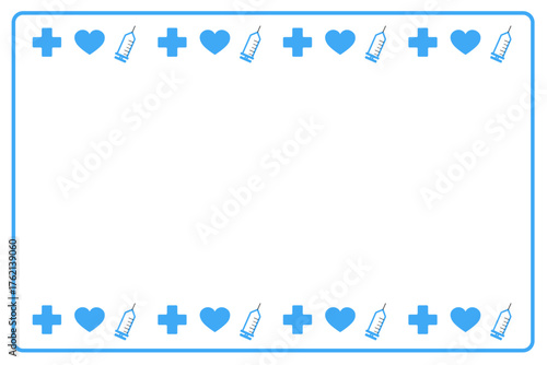 医療のシンプルフレーム02