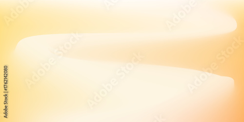 Soft Golden Gradient Abstract Background With Warm Light Flow For Design Projects