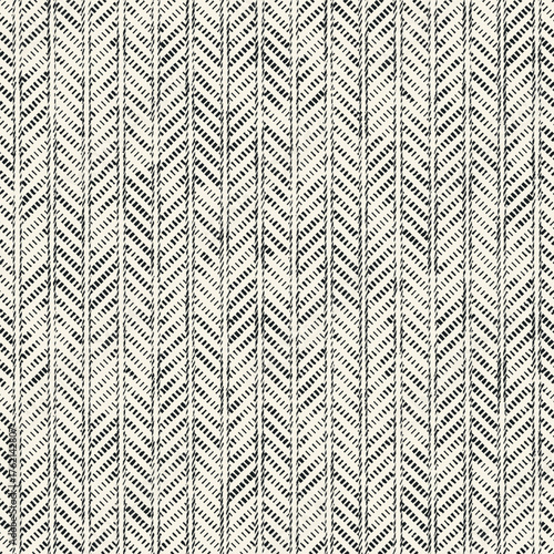 Monochrome Dotted Chevron Stripe Pattern