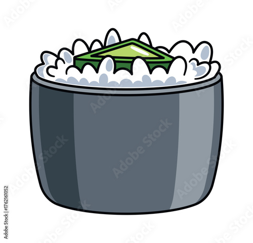 Sushi rice avocado filling menu