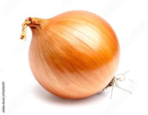 Wallpaper Mural Single onion, isolated white background Torontodigital.ca