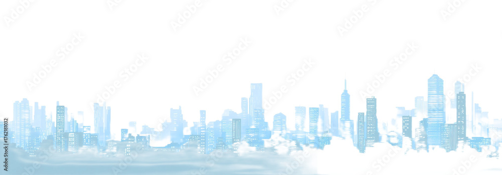 Fototapeta premium city landscape png 