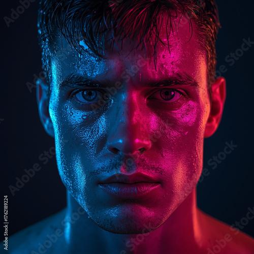 portrait of a young man with red hair