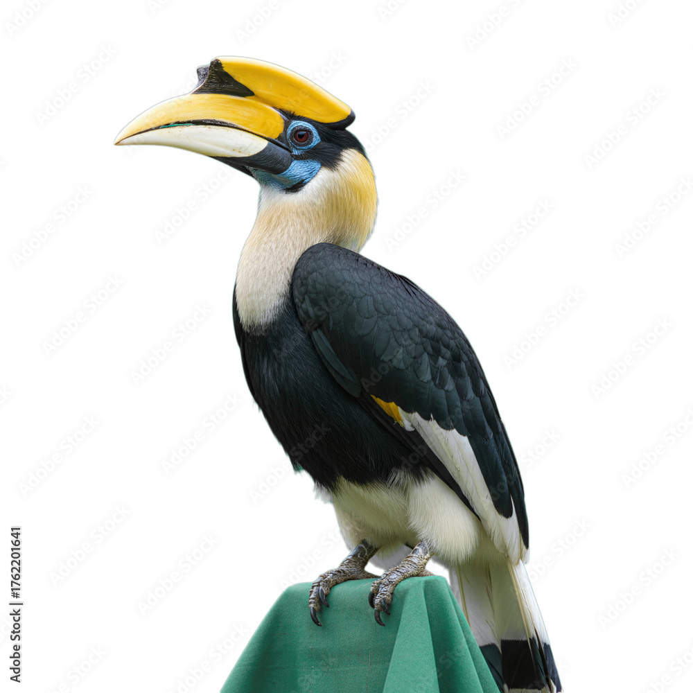 Obraz premium hornbill bird isolated on transparent background