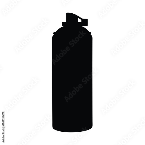 Vector silhouette of bug spray can eps scalable illustration icon