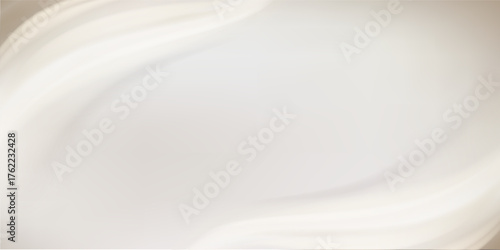 Minimalistic universal template in ivory tones with smooth texture and gentle gradients. Design fits perfectly for product presentations and 3D cosmetic mockups. 