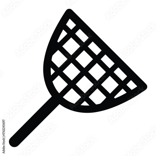 Scalable vector illustration of a fishing net icon for svg files