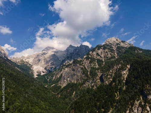 mountain landscape in the alps