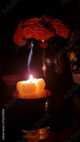 candle in the dark