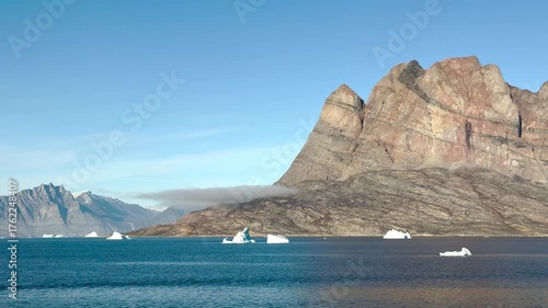 Observe the breathtaking melting ice formations in Greenland as climate change reshapes the landscape. This striking transformation highlights the urgent need for action in our world.