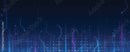 Abstract high technology and science background