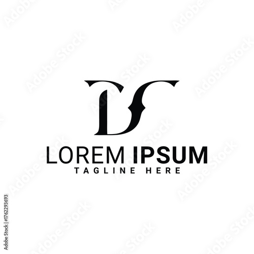 04.eps d. text vector logo design 