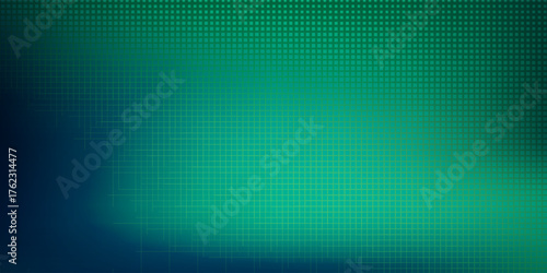 Abstract geometric background with blue rhombuses of variable size. Gradient halftone transition from dark blue to azure. Wallpaper for screensavers or backgrounds for covers. Smooth color change.
