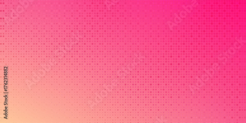 Halftone background with dots. Red pop art pattern in comic style. Colorful dot texture. Vector illustration