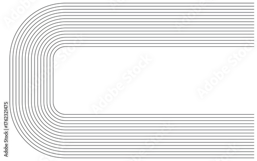 Abstract rectangular geometric line pattern. This is a simple element for modern graphic compositions.