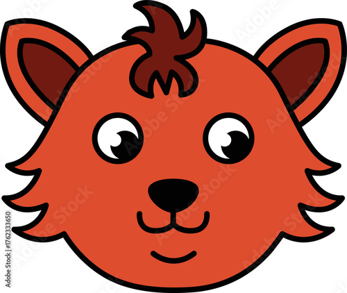Cute Baby Bear Mascot Cartoon Character Vector | Funny Animal for Kids and Branding