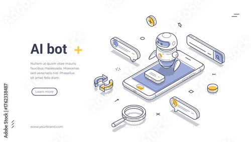 Isometric AI Chatbot: Online Assistance & Digital Consulting
