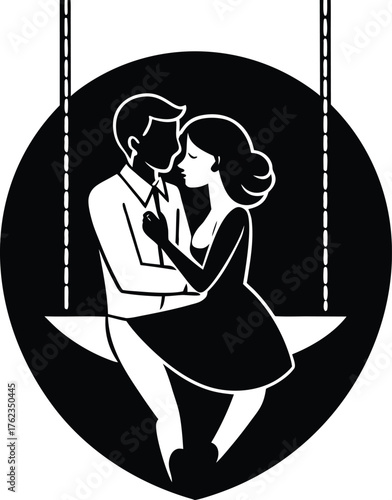 Elegant abstract geometric swirls with subtle color gradients flowing smoothly isolated on transparent background