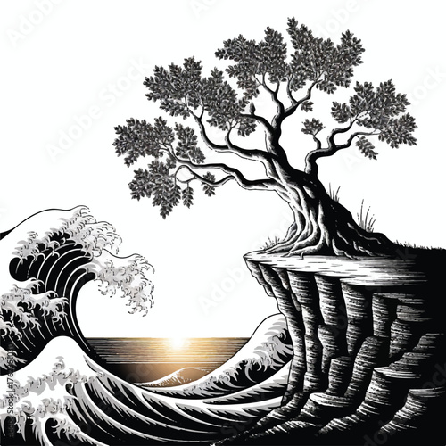 World Tsunami Awareness Day flyer design.eps