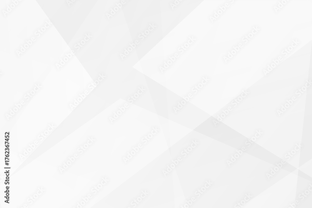 Obraz premium Minimal white and grey geometric background with polygons and gradients, vector EPS 10.