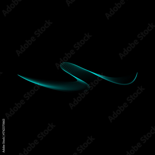 Abstract lines and interesting shapes. Illustration of abstract lines and shapes as a background.