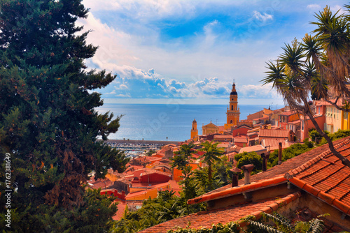 Fototapeta Naklejka Na Ścianę i Meble -  menton cotes d azur 