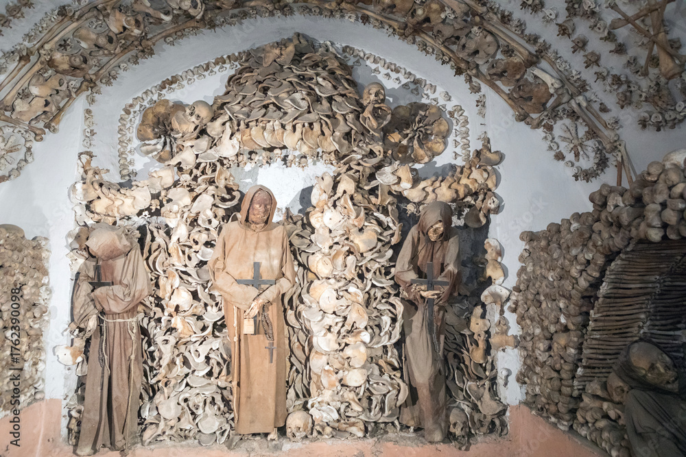 custom made wallpaper toronto digitalCripta Frati Cappuccini di Roma. Ossa di scheletri