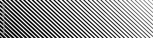Slash line background with diagonal lines black color vector. Halftone gradation texture