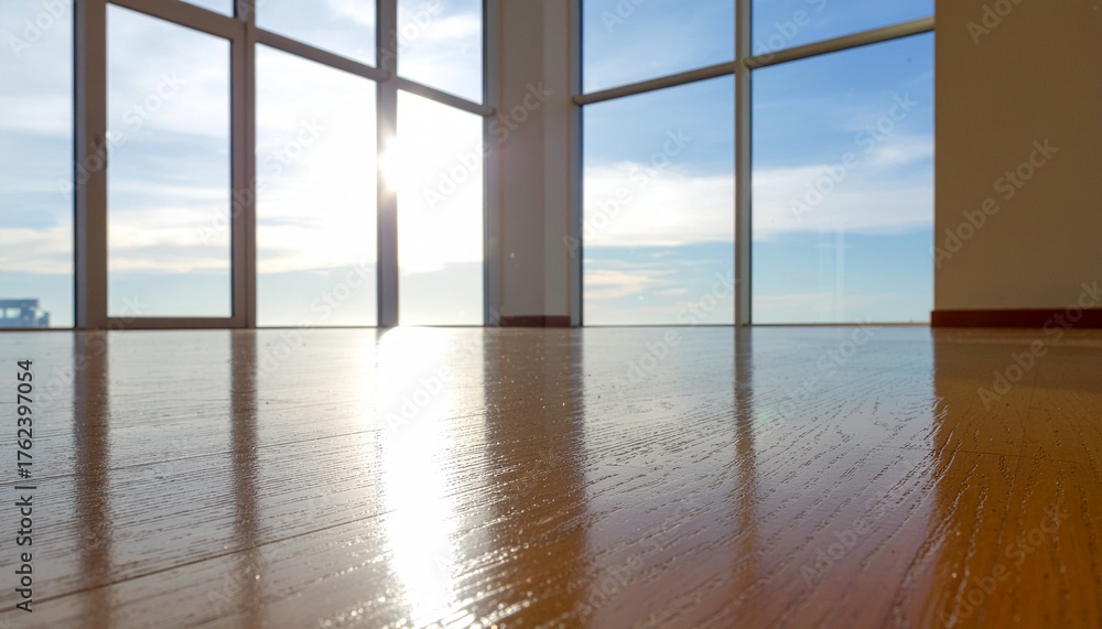 Fototapeta premium Window light on floor