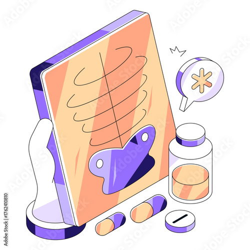 Premium download illustration of x ray test