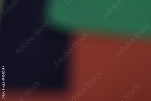 Una toma de cerca de un fondo abstracto de varios colores con un degradado ligero desenfocado