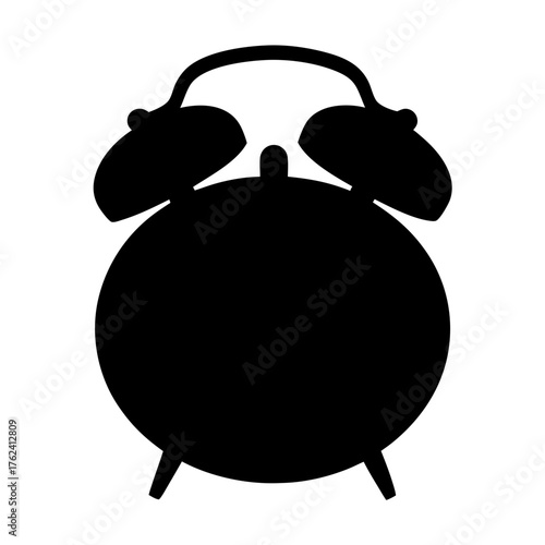 Vector art of alarm clock illustration, a classic timepiece for reminders and wakeup calls, perfect for timerelated designs