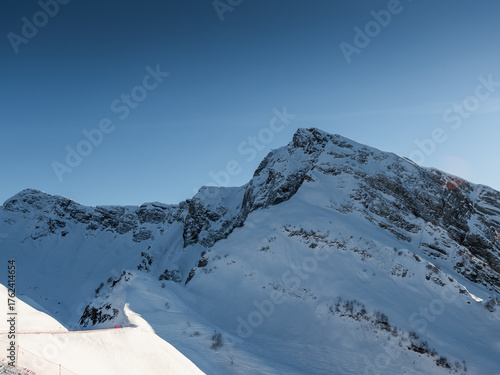 Winter mountain landscape