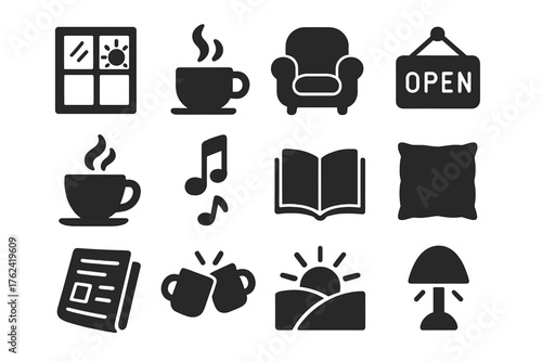 set of shopping icons vector illustration