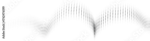 Soft dotted hills rolling across white space, subtle halftone crests forming a serene rhythm, airy minimal aesthetic for clean layouts, refined branding, graceful motion, quiet energy, contemporary st