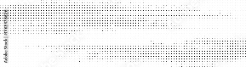 Monochrome microdots sweeping in layered bands, cinematic motion blur effect, spacious negative space for text, crisp editorial rhythm, futuristic yet understated tone, versatile backdrop for reports,