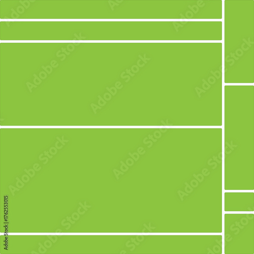 Aesthetic Bento Box Photo Collage Frame Collection. Trendy Bento UI Layout Collection – Modular Grid Composition. Modern Bento Grid Poster – Colorful Modular Layout Design