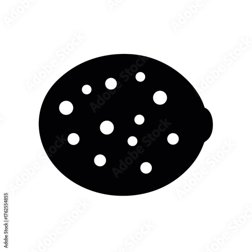 Cookie with Bite Mark Vector