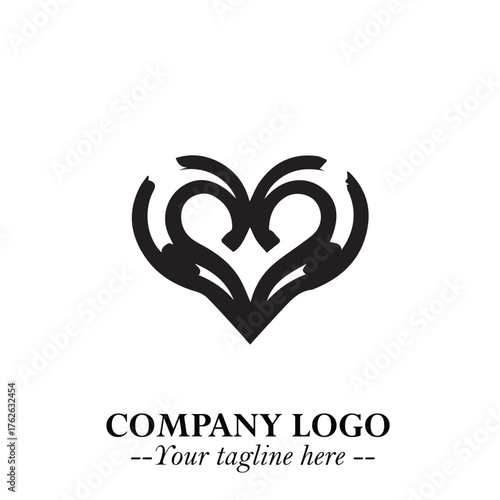 Modern Ear Logo Symbol with Minimalist Line Art Style and Elegant Professional Design
