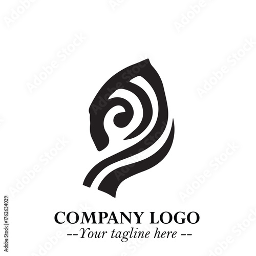 Modern Ear Logo Symbol with Minimalist Line Art Style and Elegant Professional Design
