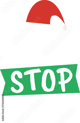 santa stop here