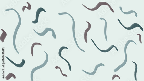 abstract blue squiggle background 